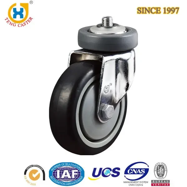 Escalator Caster For Shopping Trolley